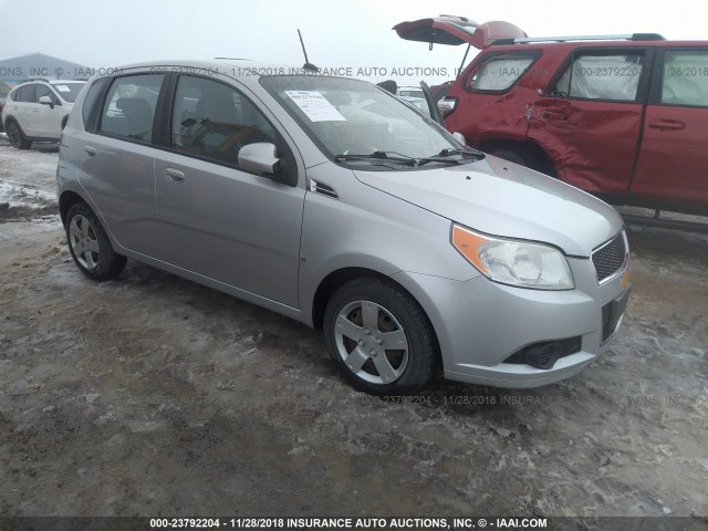 KL1TD66EX9B632889 - 2009 CHEVROLET AVEO LS/LT SILVER photo 1