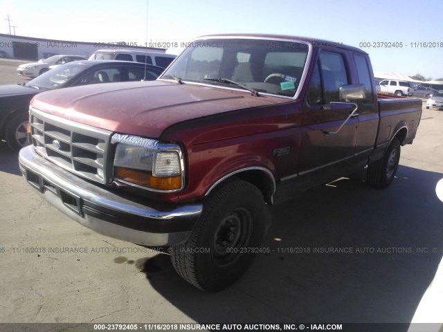 1FTHX25G0TEA23916 - 1996 FORD F250 RED photo 2