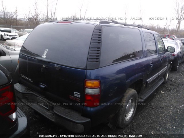 1GKFK16Z32J306398 - 2002 GMC YUKON XL K1500 Dark Blue photo 4