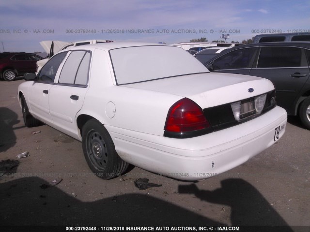 2FAFP71VX8X178090 - 2008 FORD CROWN VICTORIA POLICE INTERCEPTOR WHITE photo 3