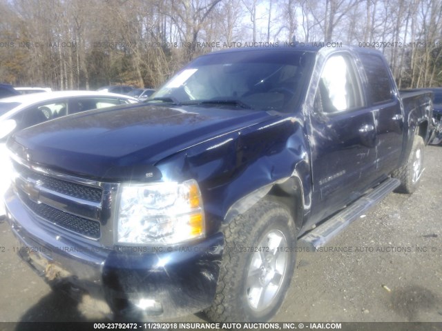 3GCPKSE30BG245970 - 2011 CHEVROLET SILVERADO K1500 LT BLUE photo 6