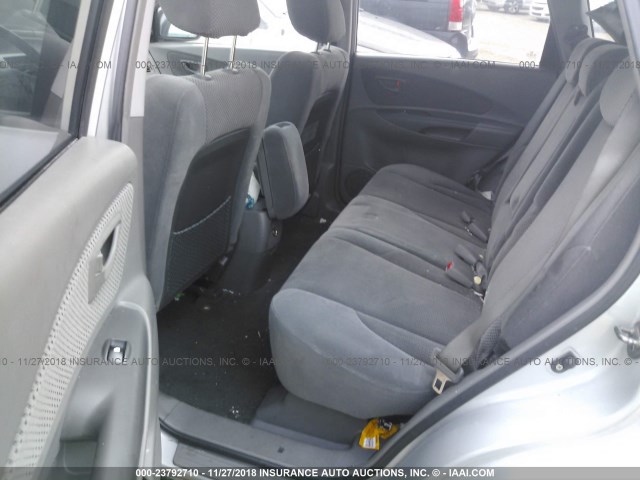 KM8JN72D57U637463 - 2007 HYUNDAI TUCSON SE/LIMITED SILVER photo 8