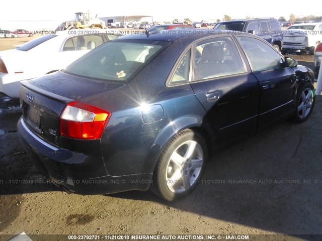 WAULC68E35A118369 - 2005 AUDI A4 1.8T QUATTRO/SPECIAL Dark Blue photo 4