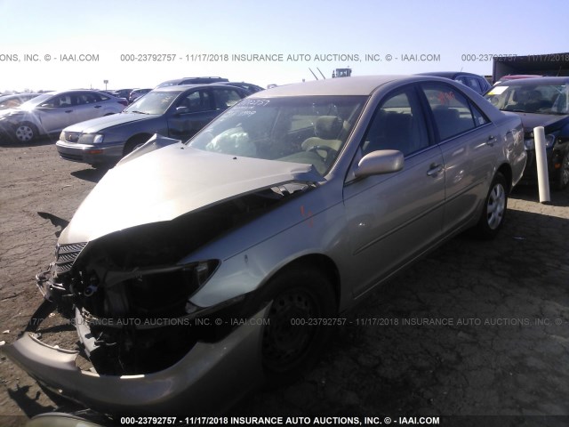 4T1BE32K44U327456 - 2004 TOYOTA CAMRY LE/XLE/SE TAN photo 2