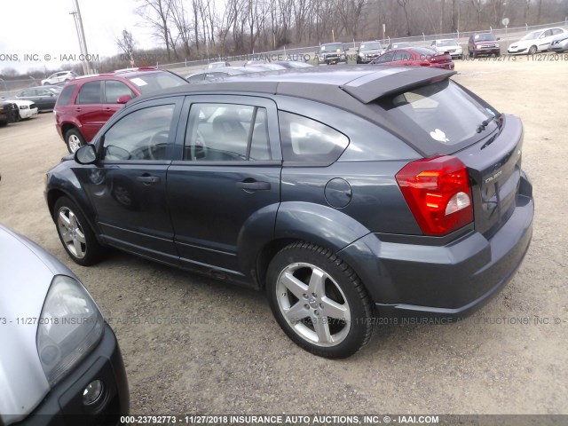 1B3HB48B97D124833 - 2007 DODGE CALIBER SXT BLUE photo 3