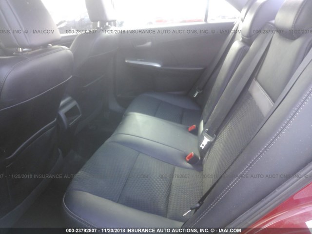 4T1BF1FK0EU843813 - 2014 TOYOTA CAMRY L/SE/LE/XLE 红色 照片 8