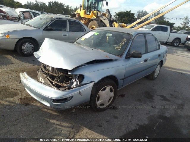 1NXAE09B1SZ264698 - 1995 TOYOTA COROLLA LE/DX BLUE photo 2