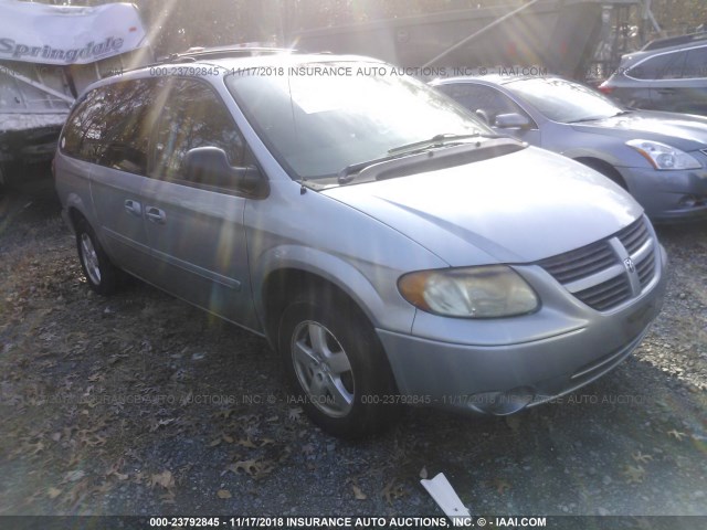 2D8GP44L25R364313 - 2005 DODGE GRAND CARAVAN SXT BLUE photo 1