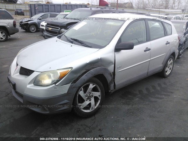 5Y2SM62863Z444969 - 2003 PONTIAC VIBE SILVER photo 2