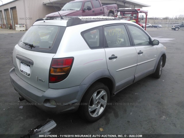 5Y2SM62863Z444969 - 2003 PONTIAC VIBE SILVER photo 4