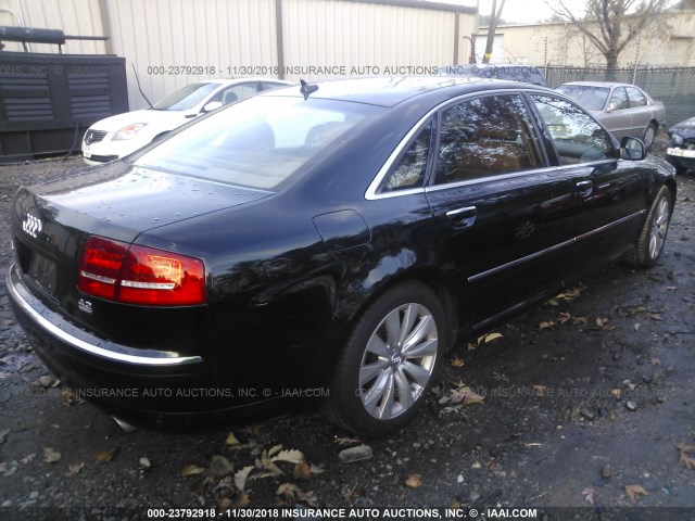 WAUMV94E68N014140 - 2008 AUDI A8 L QUATTRO BLACK photo 4