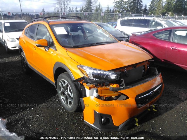 JF2GTALC4JH222949 - 2018 SUBARU CROSSTREK LIMITED ORANGE photo 1