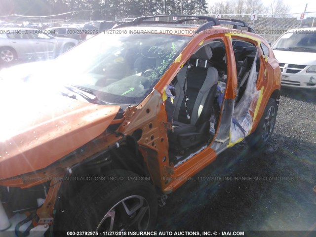 JF2GTALC4JH222949 - 2018 SUBARU CROSSTREK LIMITED ORANGE photo 6