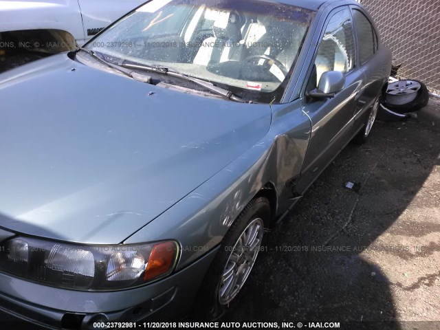 YV1RS61T142380970 - 2004 VOLVO S60 GRAY photo 6