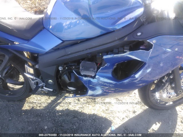 SMT601PK07J303499 - 2007 TRIUMPH MOTORCYCLE SPRINT ST BLUE photo 8