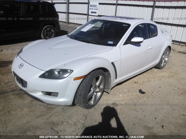 JM1FE173370210152 - 2007 MAZDA RX8 WHITE photo 2