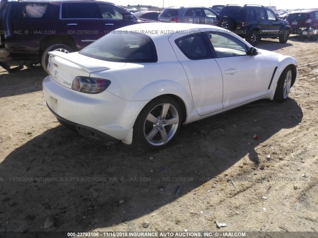 JM1FE173370210152 - 2007 MAZDA RX8 WHITE photo 4