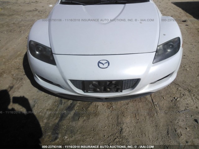 JM1FE173370210152 - 2007 MAZDA RX8 WHITE photo 6