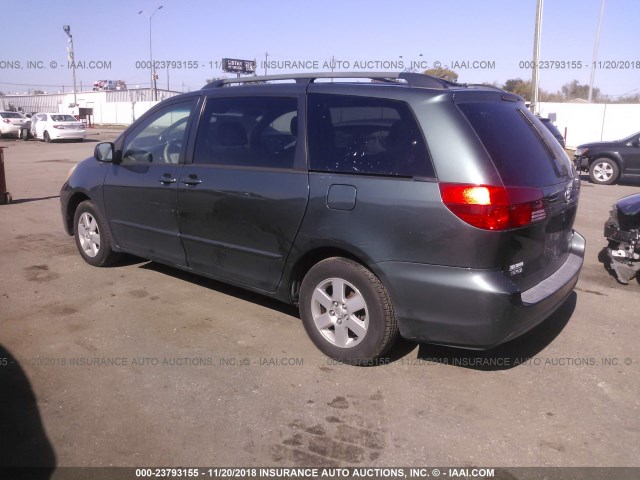 5TDZA23CX5S239601 - 2005 TOYOTA SIENNA CE/LE GREEN photo 3