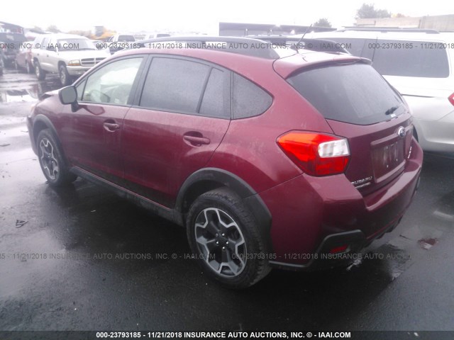 JF2GPACC2E8319223 - 2014 SUBARU XV CROSSTREK 2.0 PREMIUM RED photo 3