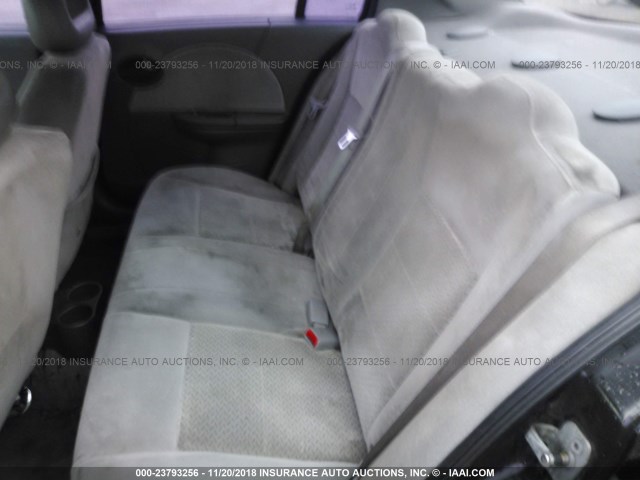 1G8AL55F57Z127705 - 2007 SATURN ION LEVEL 3 BLACK photo 8
