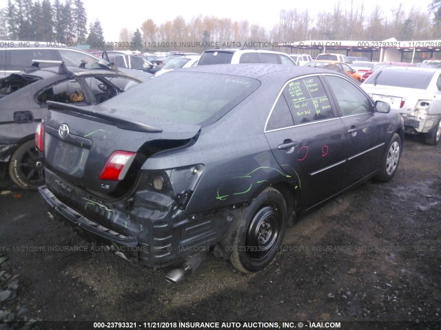 4T1BK46K39U074016 - 2009 TOYOTA CAMRY SE/LE/XLE GRAY photo 4