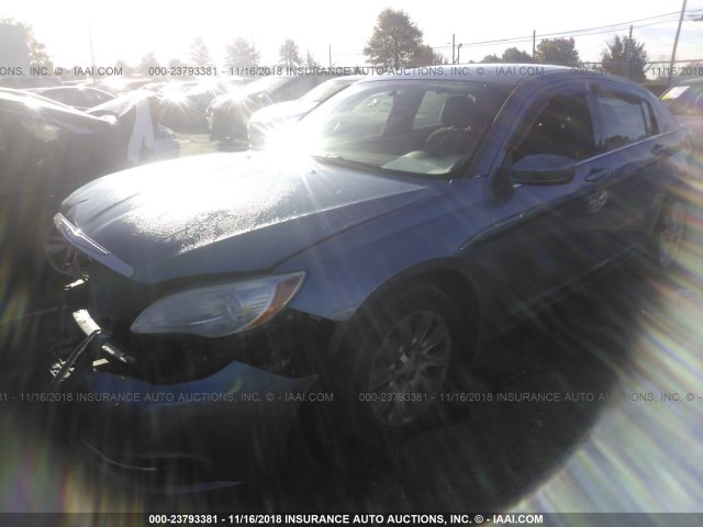 1C3BC4FB1BN539981 - 2011 CHRYSLER 200 LX BLUE photo 2