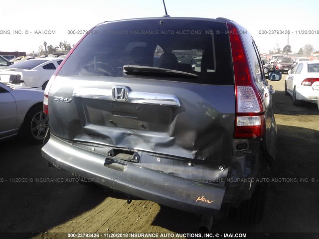 5J6RE3H74AL023139 - 2010 HONDA CR-V EXL GRAY photo 6