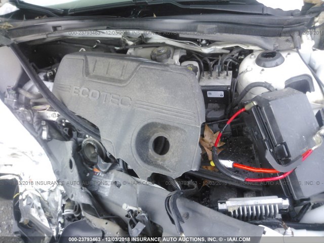 1G1ZC5E00CF299178 - 2012 CHEVROLET MALIBU 1LT WHITE photo 10