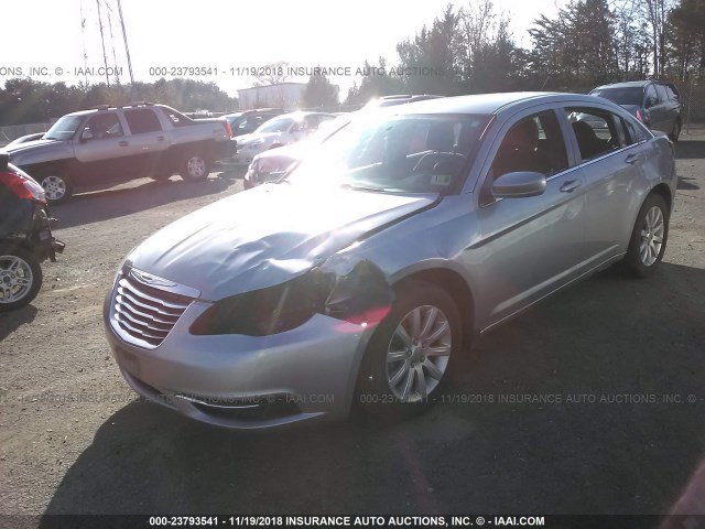 1C3CCBBBXEN112253 - 2014 CHRYSLER 200 TOURING SILVER photo 2