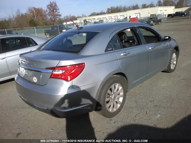 1C3CCBBBXEN112253 - 2014 CHRYSLER 200 TOURING SILVER photo 4