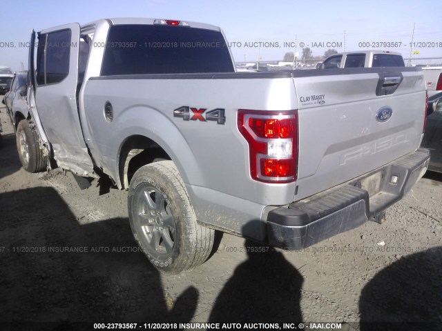 1FTFX1E58JKC47210 - 2018 FORD F150 SUPER CAB SILVER photo 2