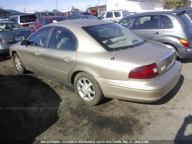 1MEFM53S4YG629254 - 2000 MERCURY SABLE LS GOLD photo 3