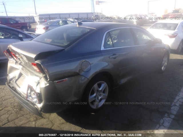 1G1ZA5EU6CF125513 - 2012 CHEVROLET MALIBU LS Pewter photo 4