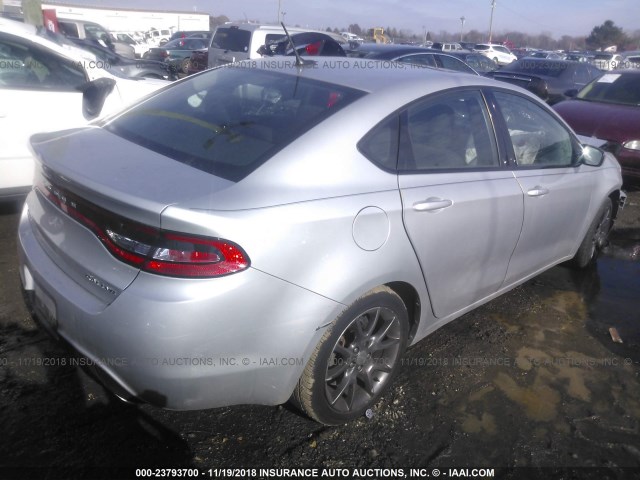 1C3CDFBA0DD334848 - 2013 DODGE DART SXT GRAY photo 4