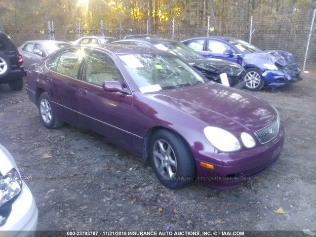 JT8BD69S210149837 - 2001 LEXUS GS 300 PURPLE photo 1