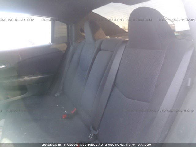 1C3CCBAB3CN281867 - 2012 CHRYSLER 200 LX SILVER photo 8