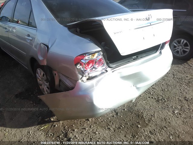 4T1BE32K96U164130 - 2006 TOYOTA CAMRY LE/XLE/SE SILVER photo 6