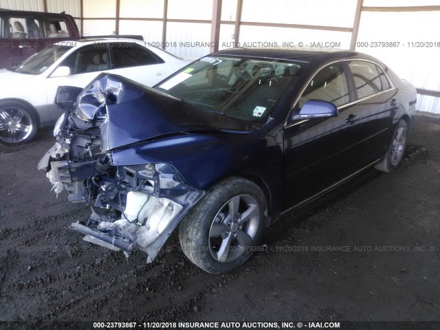 1G1ZC5E16BF129964 - 2011 CHEVROLET MALIBU 1LT 蓝色 照片 2