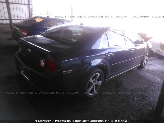 1G1ZC5E16BF129964 - 2011 CHEVROLET MALIBU 1LT 蓝色 照片 4