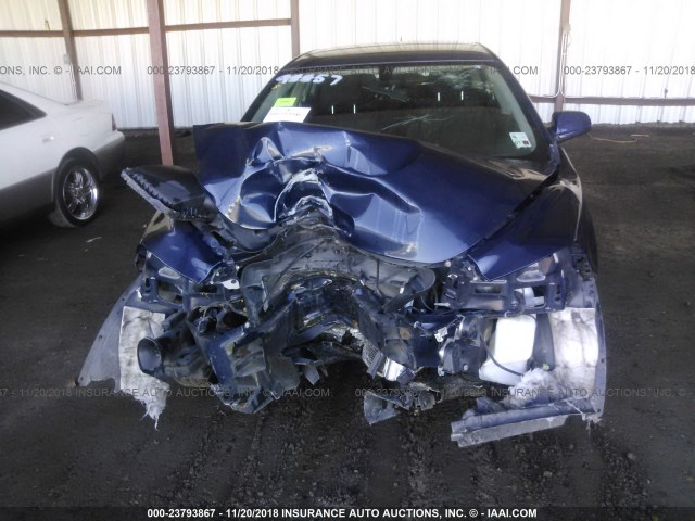 1G1ZC5E16BF129964 - 2011 CHEVROLET MALIBU 1LT 蓝色 照片 6