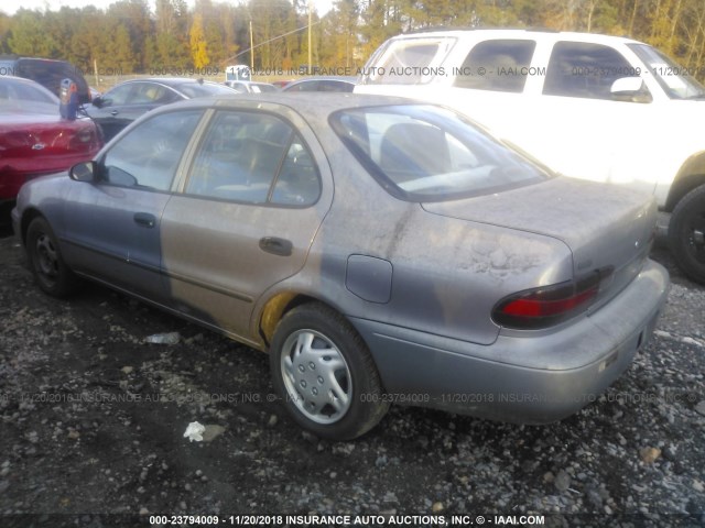 1Y1SK5260VZ455981 - 1997 GEO PRIZM LSI GRAY photo 3