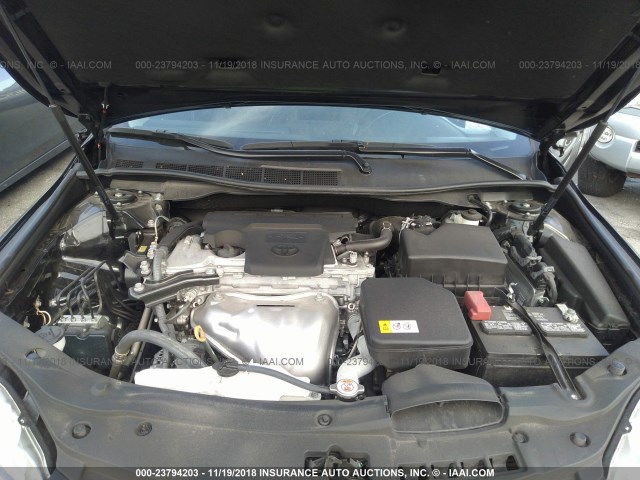 4T1BF1FK6HU271909 - 2017 TOYOTA CAMRY LE/XLE/SE/XSE BLACK photo 10