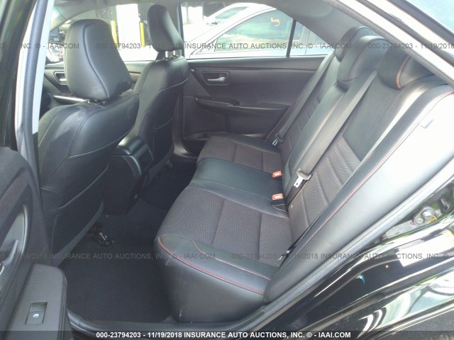 4T1BF1FK6HU271909 - 2017 TOYOTA CAMRY LE/XLE/SE/XSE BLACK photo 8