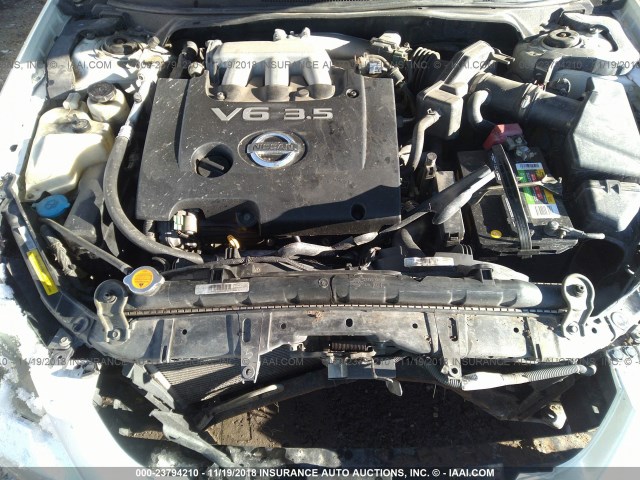 1N4BL11E65N927780 - 2005 NISSAN ALTIMA SE/SL/SE-R WHITE photo 10