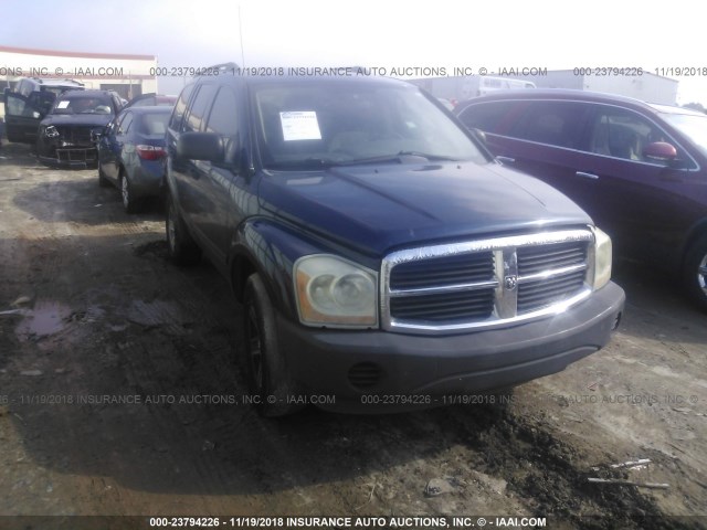 1D4HD38N76F128477 - 2006 DODGE DURANGO SXT BLUE photo 6