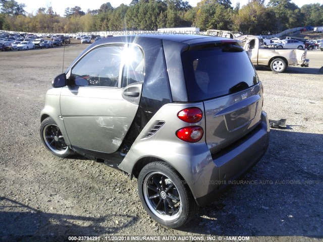 WMEEJ31X09K293059 - 2009 SMART FORTWO PURE/PASSION BEIGE photo 3