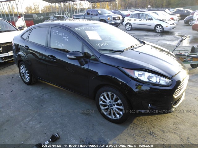 3FADP4BJ8EM136008 - 2014 FORD FIESTA SE BLACK photo 1