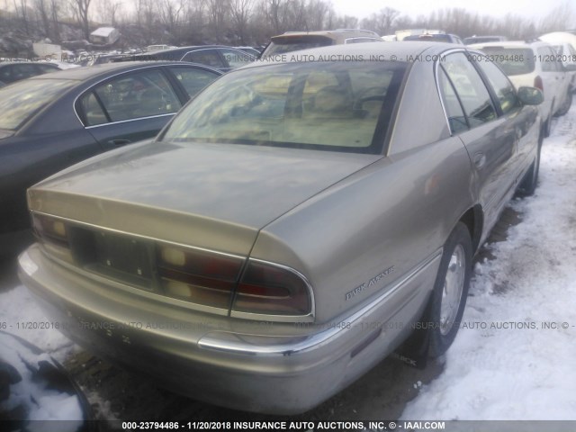 1G4CW52KXY4118242 - 2000 BUICK PARK AVENUE  GOLD photo 4