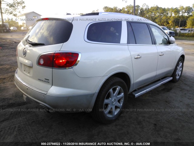 5GAER23D39J142986 - 2009 BUICK ENCLAVE CXL WHITE photo 4